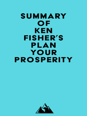 cover image of Summary of Ken Fisher's Plan Your Prosperity